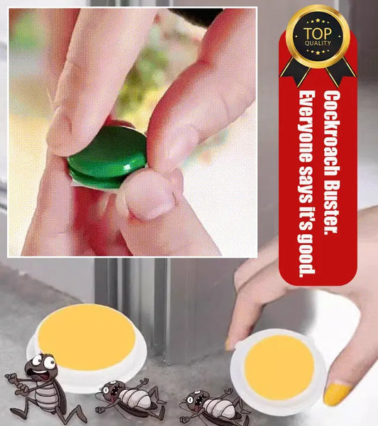🔥【Compra uno y llévate otro gratis】Parche de cebo de gel fuerte para matar cucarachas