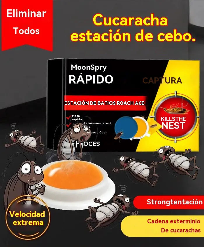 🔥【Compra uno y llévate otro gratis】Parche de cebo de gel fuerte para matar cucarachas