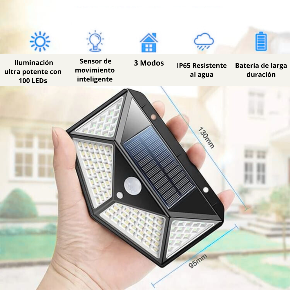 Lampara solar de pared (OFERTA 2X1)